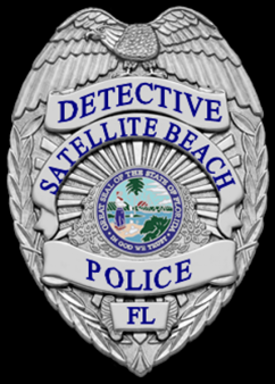SATELLITE BEACH DETECTIVE BADGE.